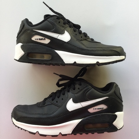 Nike Air Max 90 LTR Kids Youth Sneaker Shoes Black White Size 5.5 unisex CD6864 - Picture 2 of 9